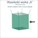 Worek Kwadratowy - 8x8/6