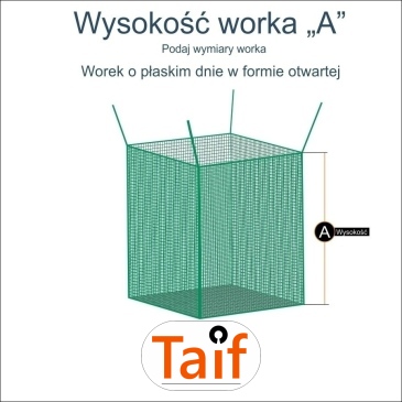 Worek Kwadratowy - 45x45/4