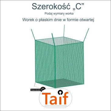 Worek Kwadratowy - 45x45/4