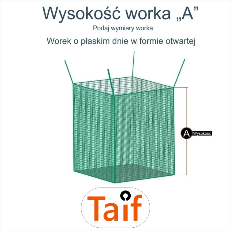 Worek Kwadratowy - 45x45/5