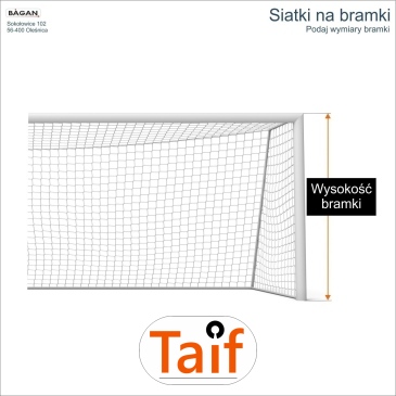 Siatki na bramki 5x2 - siatka na wymiar