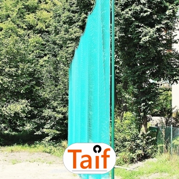 Piłkochwyt 6m wysokości   Siatka oczko 4,5x4,5cm   Grubość siatki 3mm