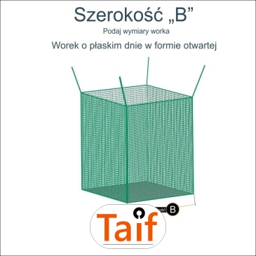 Worek Kwadratowy - 45x45/3