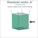 Worek Kwadratowy - 45x45/4